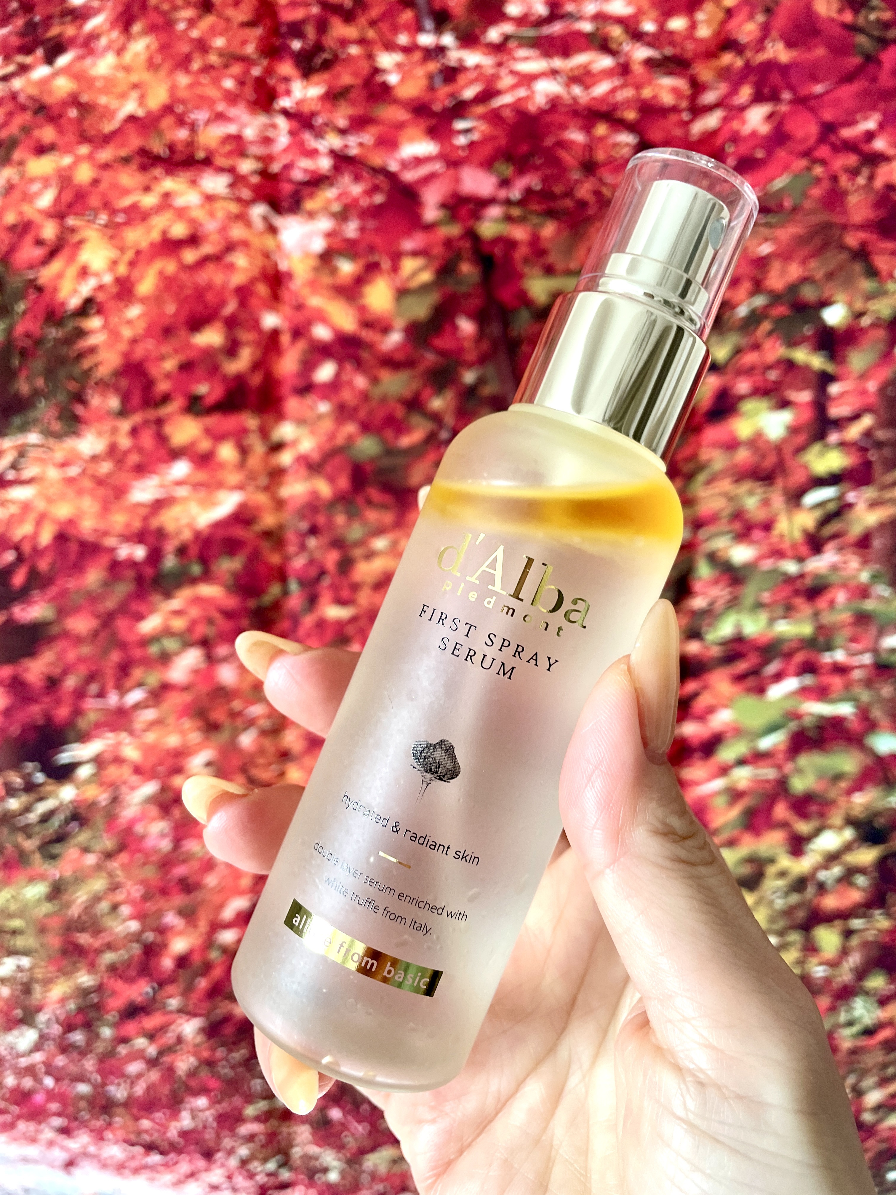 ダルバ ホワイトトリュフファーストスプレーセラム/ダルバ/ミスト状化粧水を使ったクチコミ（1枚目）