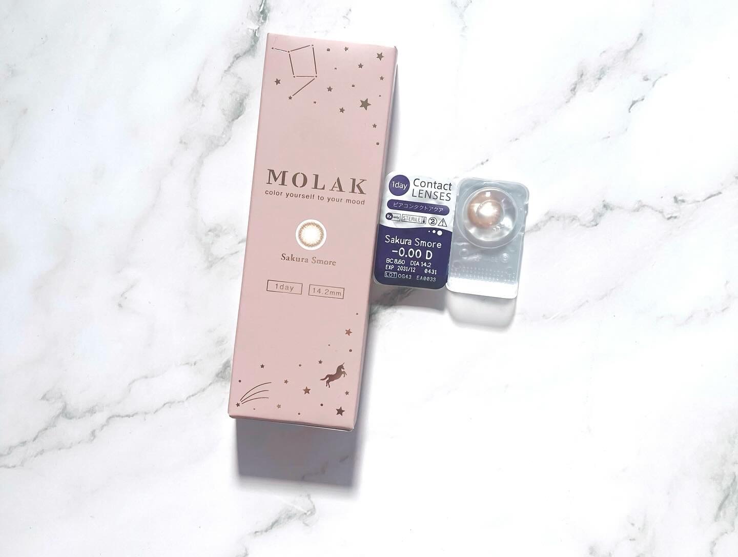 MOLAK 1day サクラスモア/MOLAK/ワンデー（１DAY）カラコンを使ったクチコミ（2枚目）