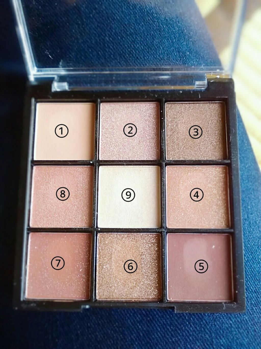 UR GLAM　BLOOMING EYE COLOR PALETTE/U R GLAM/アイシャドウパレットを使ったクチコミ（2枚目）
