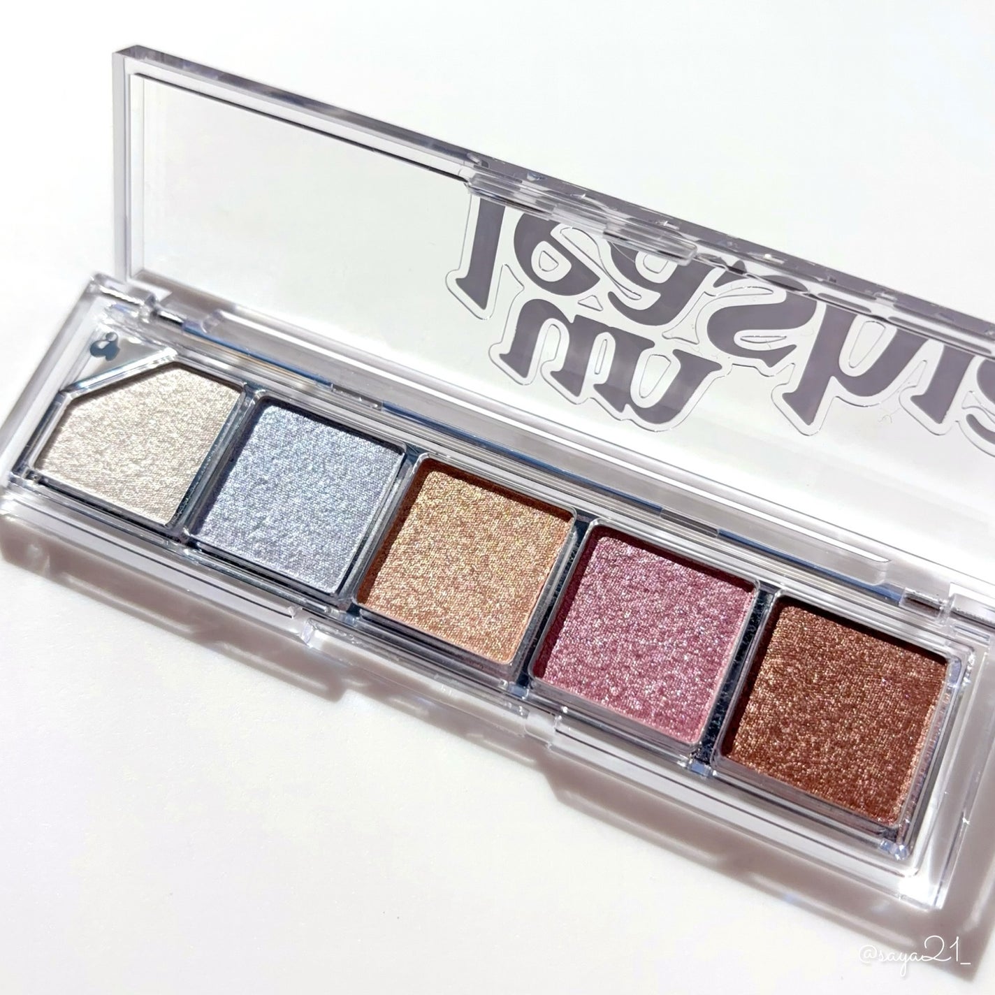 Mood Shower Face Palette/unleashia/パウダーハイライトを使ったクチコミ(2枚目)