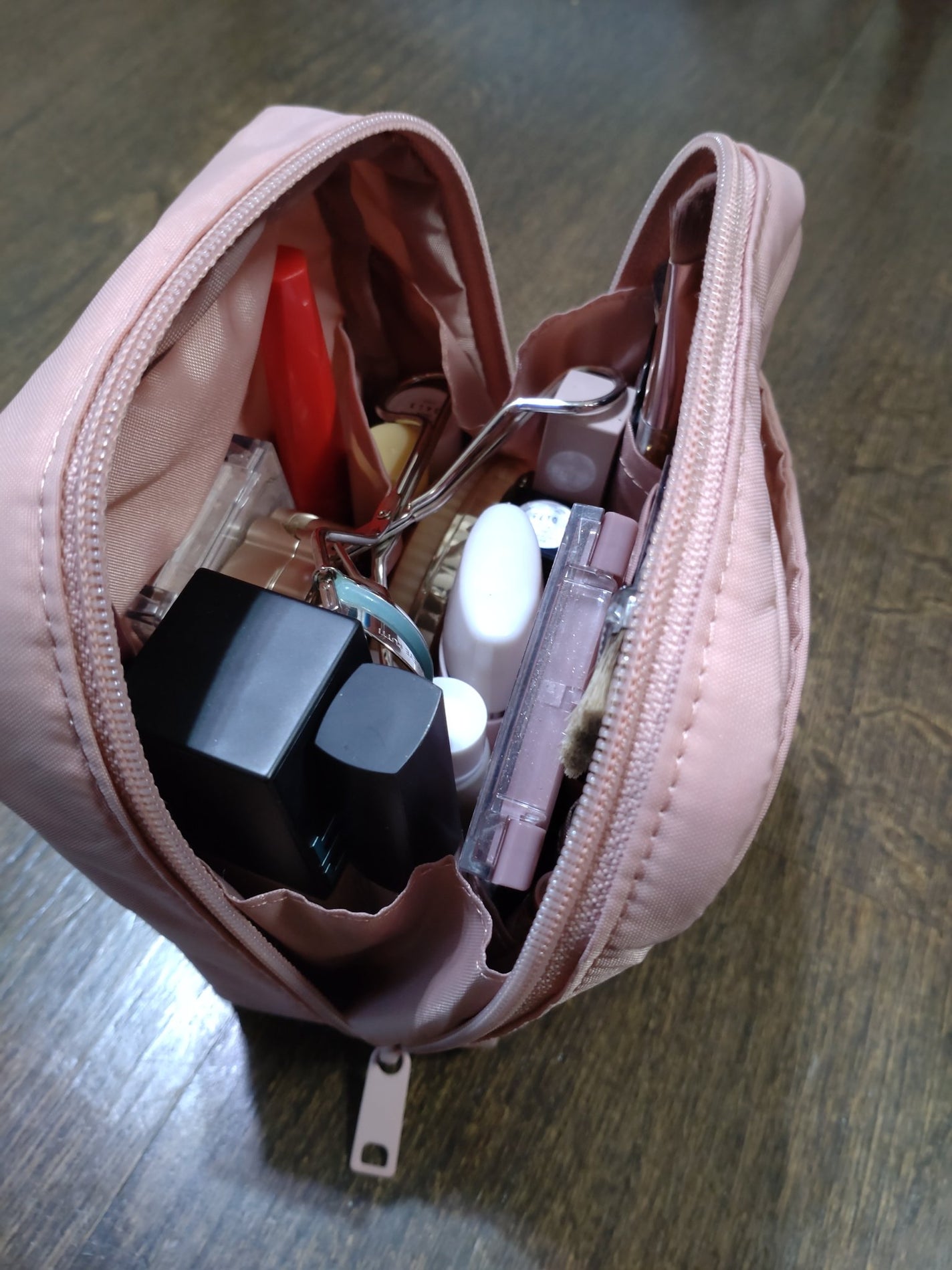 ナイロンメイクポーチ/無印良品/化粧ポーチを使ったクチコミ(2枚目)