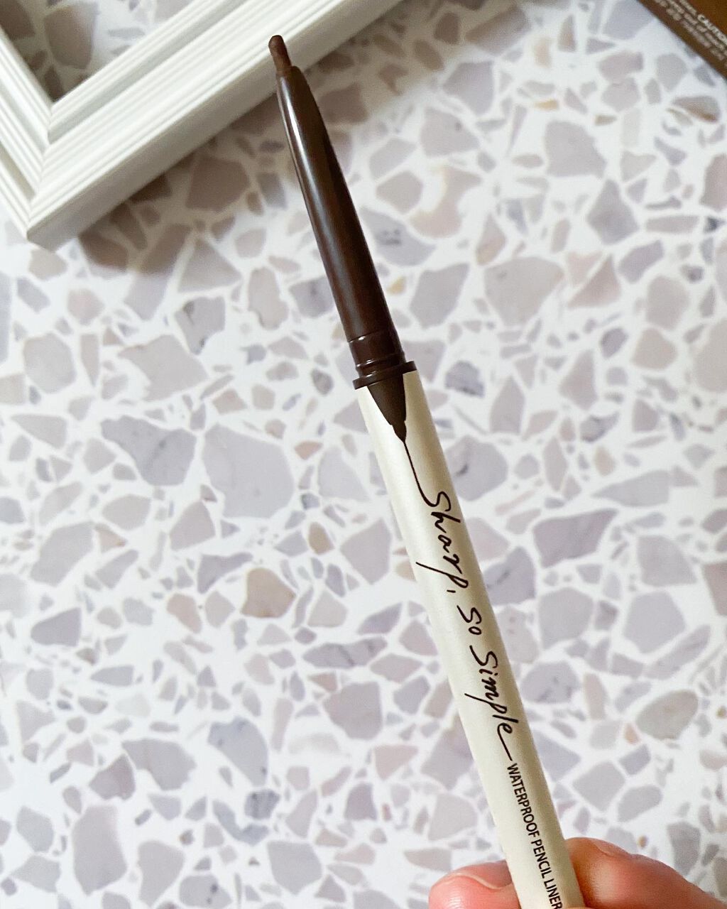 シャープ ソ シンプル ウォータープルーフ ペンシル ライナー/CLIO/ペンシルアイライナーを使ったクチコミ（2枚目）