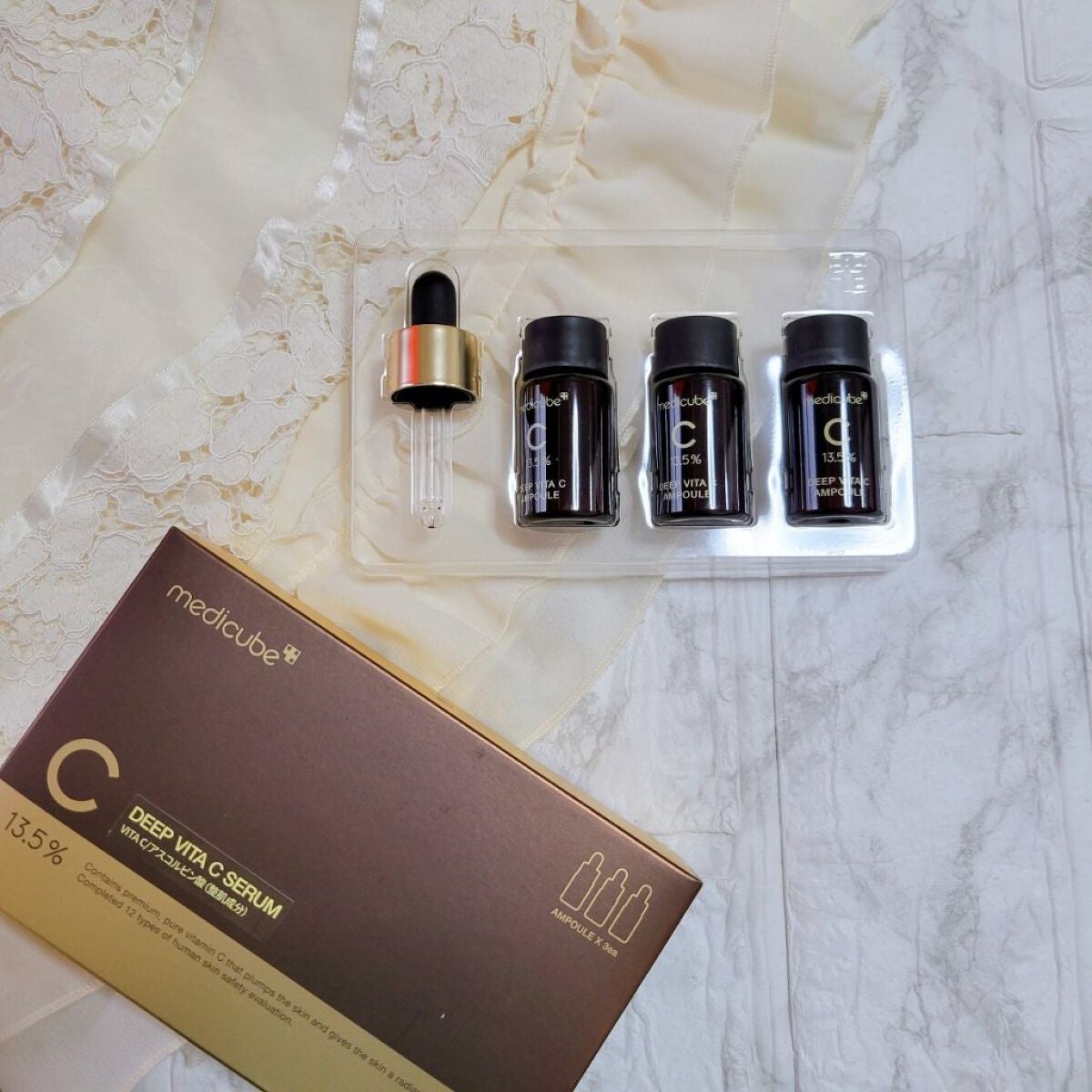 ディープビタCアンプル/MEDICUBE/美容液を使ったクチコミ(5枚目)