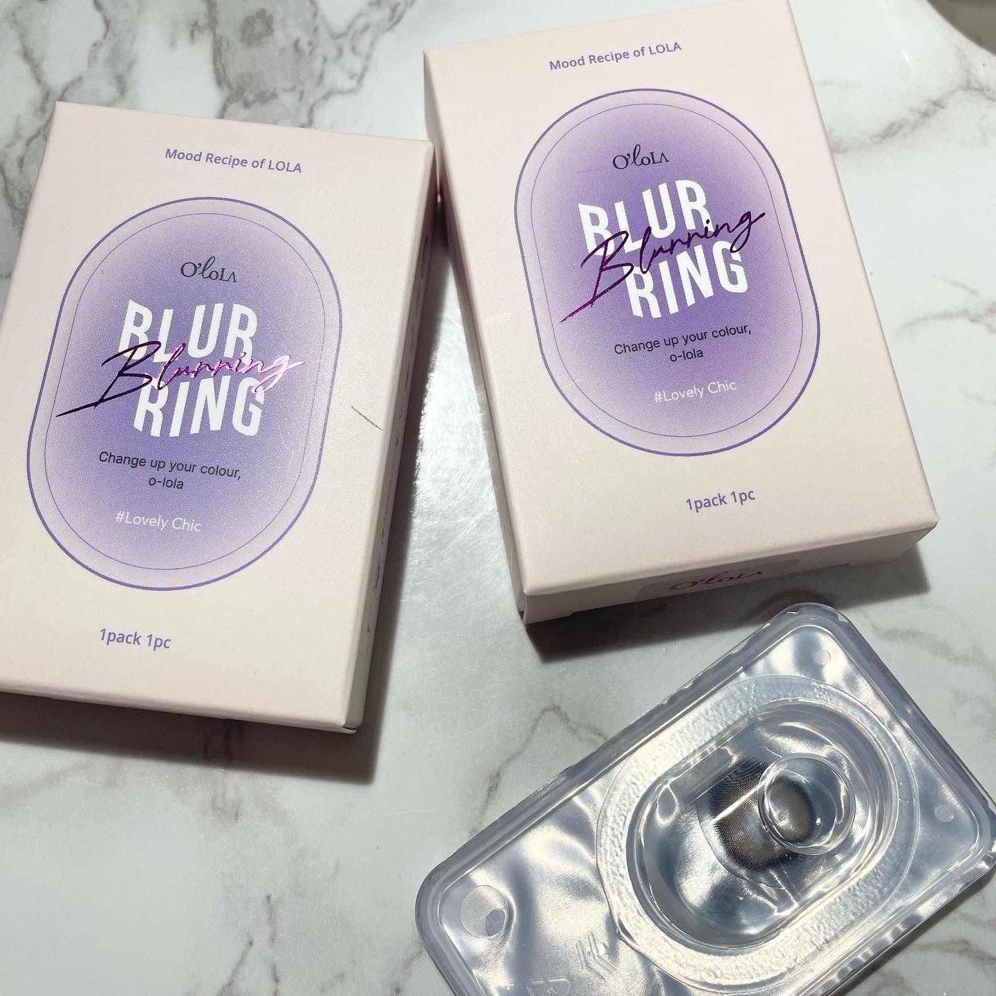 ブラーリング/OLOLA/カラーコンタクトレンズを使ったクチコミ（2枚目）