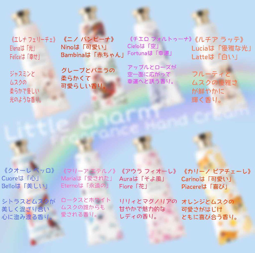 2個 Little Charm フレグランスハンドクリーム(マリーア) - ハンドクリーム