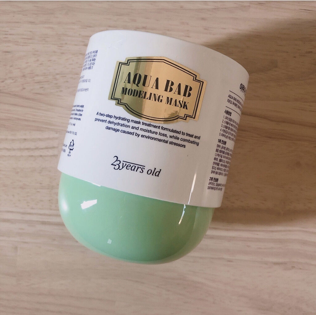 アクアバムモデリングマスク/23years old/洗い流すパック・マスクを使ったクチコミ（1枚目）