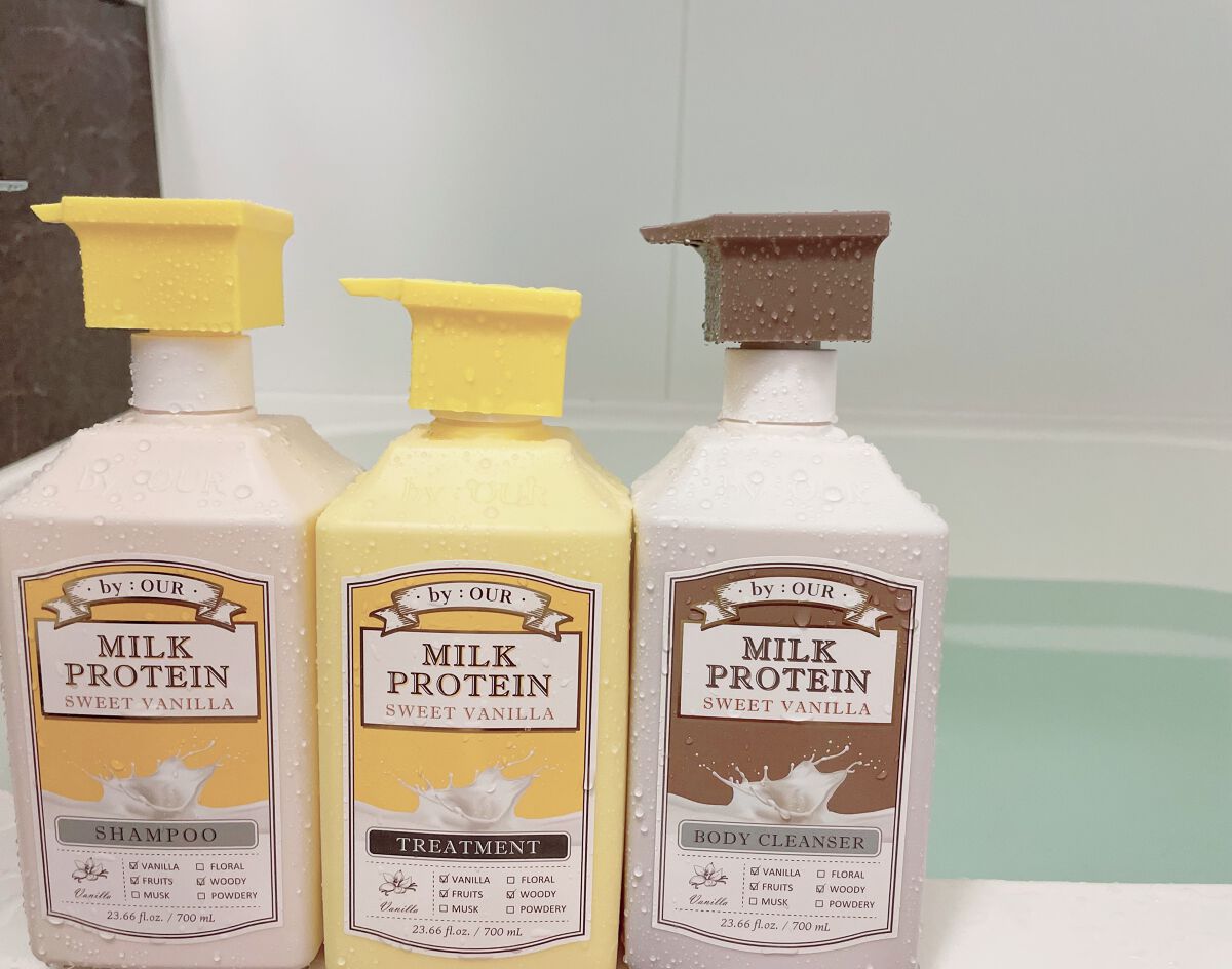 ミルクプロテイン ボディクレンザー スイートバニラ/by : OUR/ボディソープを使ったクチコミ(1枚目)
