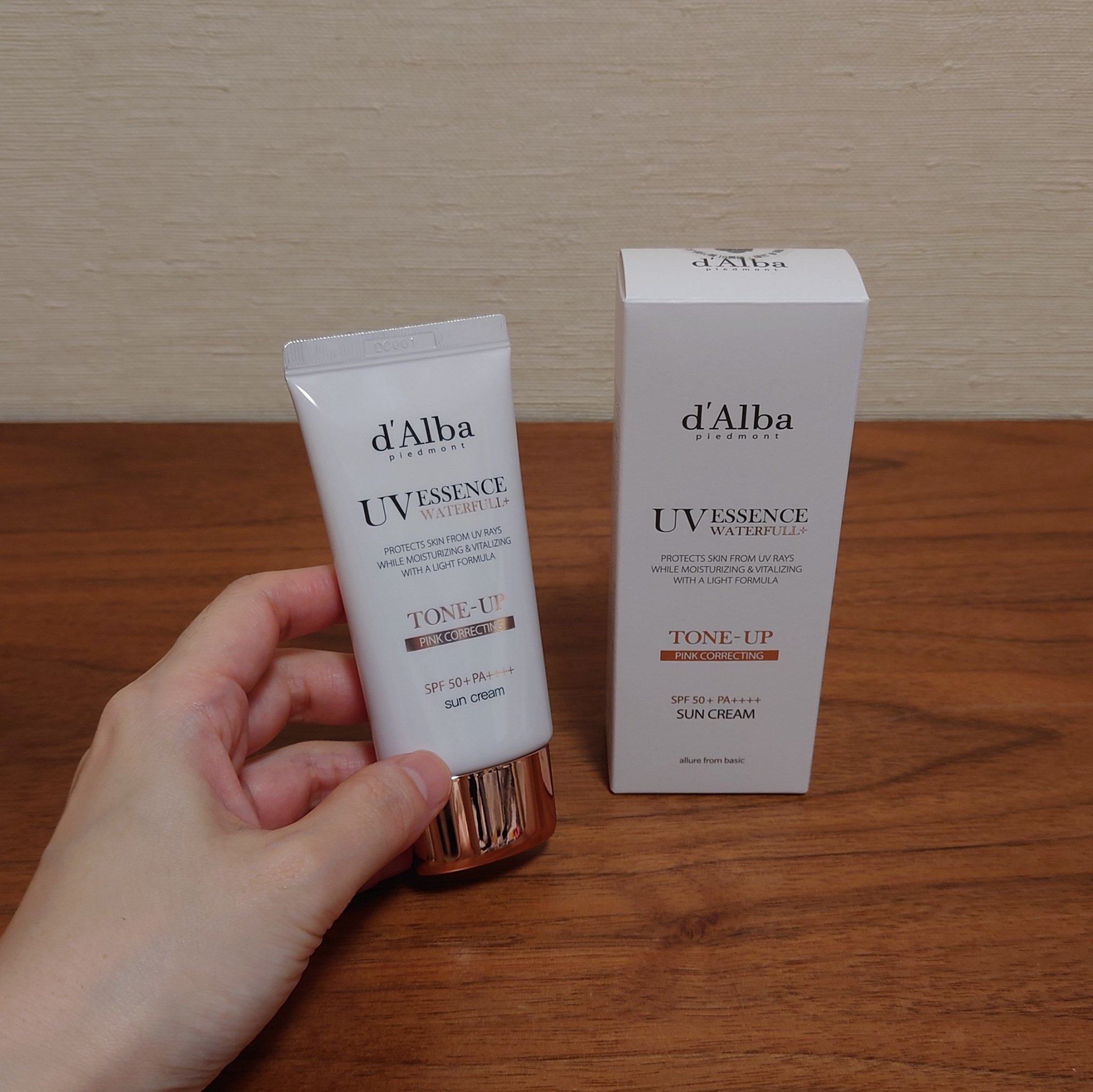 ウォータフルトーンアップサンクリーム/ダルバ/日焼け止めクリームを使ったクチコミ（1枚目）