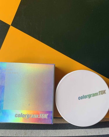 Colorgram Aurora Filter Pactのクチコミ「【商品名】カラーグラムトック オーロラフィルターパクト
【いつ使う】仕上げのプレストパウダー
.....」（1枚目）