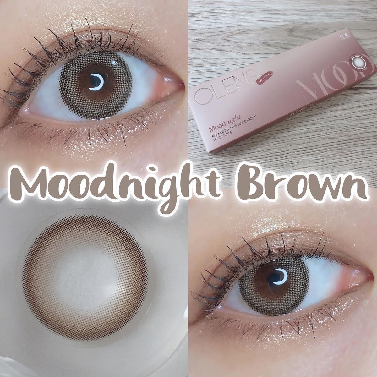 Moodnight 1day/OLENS/カラーコンタクトレンズを使ったクチコミ(1枚目)