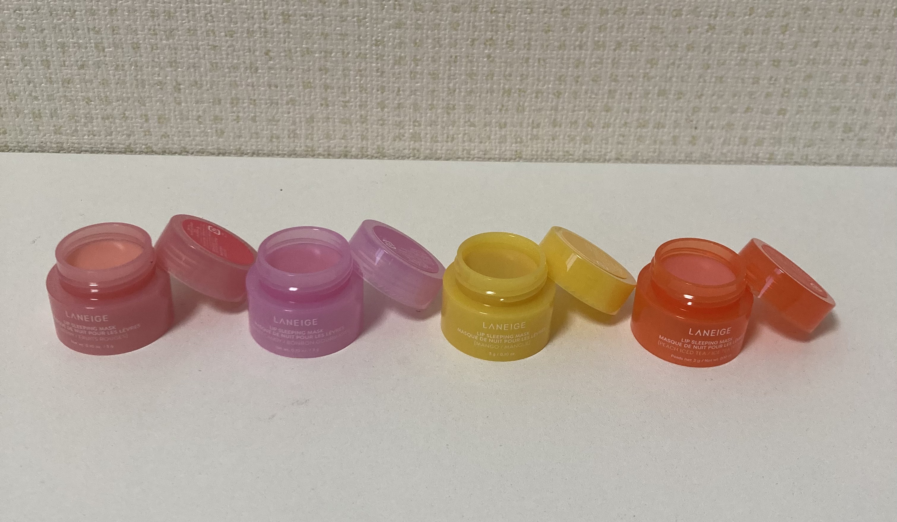 リップスリーピングマスク ドリーミーリップキット/LANEIGE/その他キットセットを使ったクチコミ（3枚目）