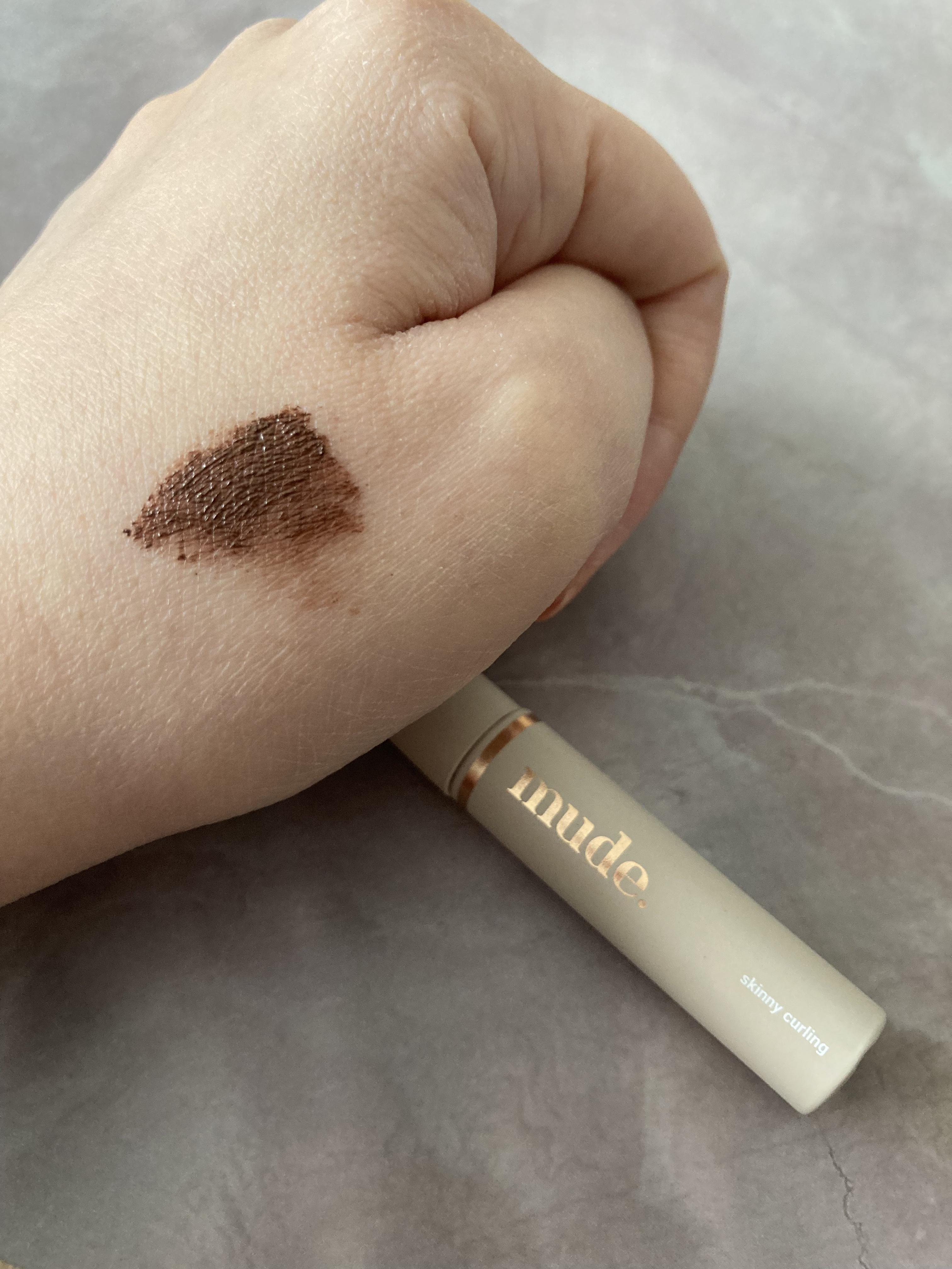 インスパイアスキニーカーリングマスカラ/mude./マスカラを使ったクチコミ（2枚目）