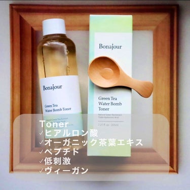 グリーンティーウォーターボムトナー/Bonajour/化粧水を使ったクチコミ（1枚目）