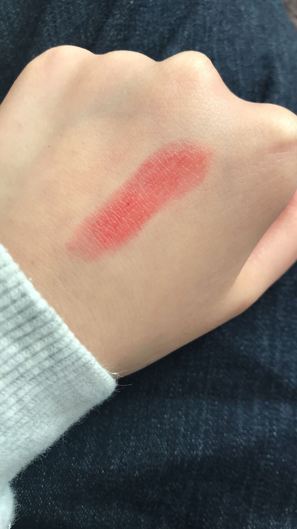 メルティールミナスルージュ（ティントタイプ） T03 ディアレストレッド/キャンメイク/リップティントを使ったクチコミ（3枚目）