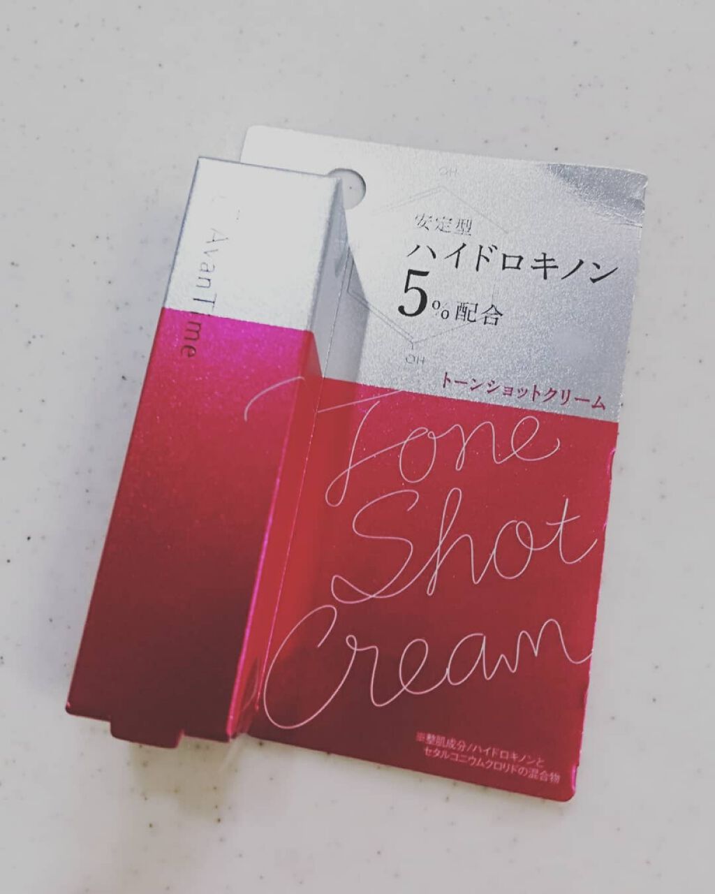 トーンショットクリーム/アバンタイム/フェイスクリームを使ったクチコミ（1枚目）
