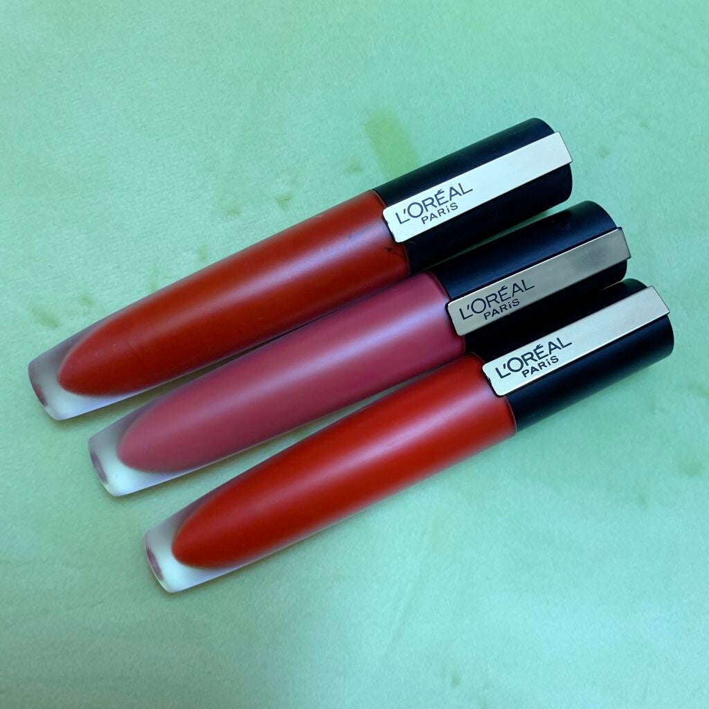 ルージュシグネチャー /ロレアル パリ/リップグロスを使ったクチコミ(2枚目)