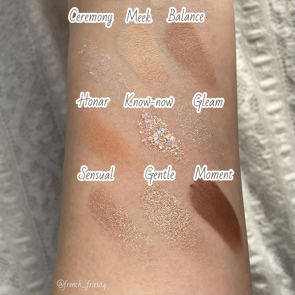 グリッターペディアアイパレット/unleashia/アイシャドウパレットを使ったクチコミ(4枚目)