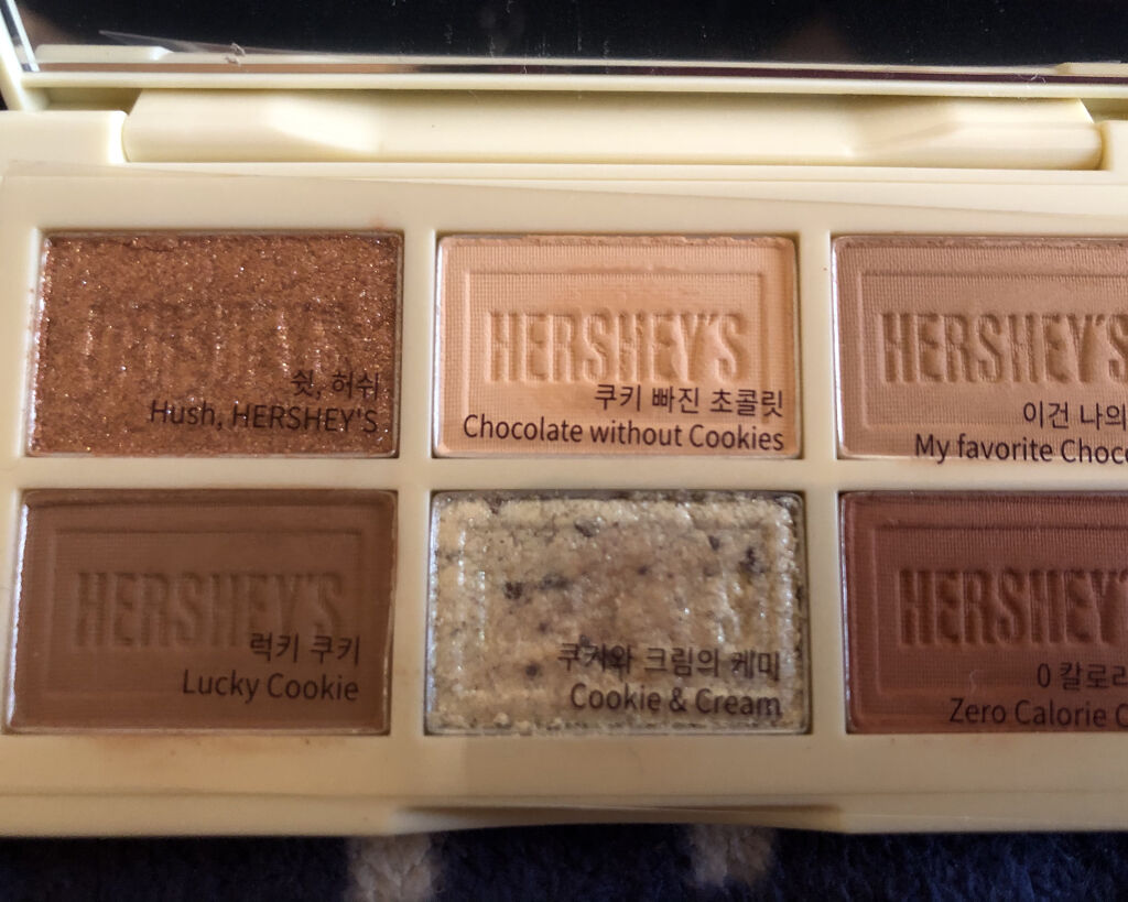 ハーシー プレイカラーアイズミニ/ETUDE/アイシャドウパレットを使ったクチコミ（2枚目）