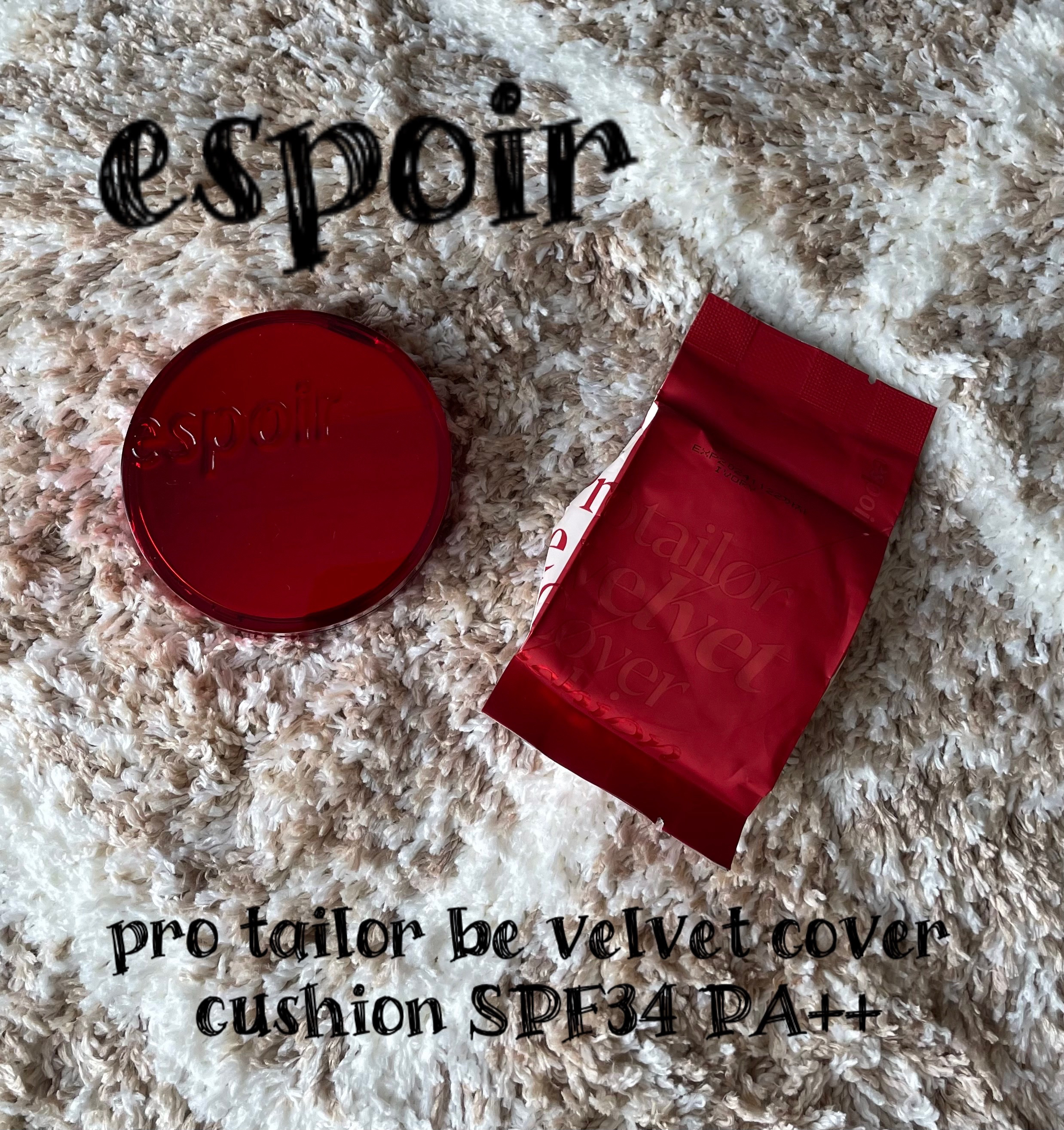 プロテーラービーベルベットカバークッション/espoir/クッションファンデーションを使ったクチコミ（1枚目）