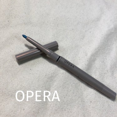 オペラ アイカラーペンシル 107 サックスブルー（限定色）/OPERA/ペンシルアイライナーを使ったクチコミ（1枚目）