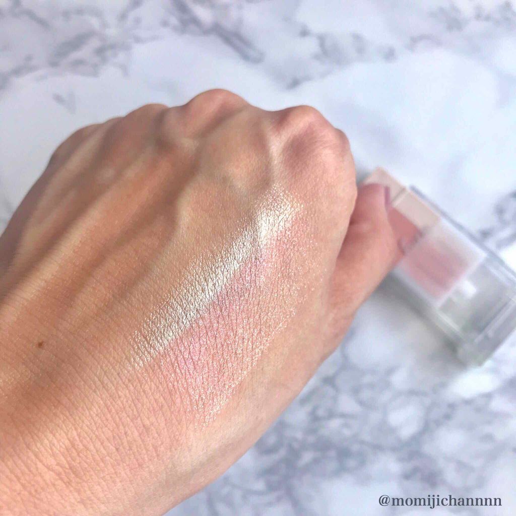 フジコチョークチーク 02 シャンパンライト/Fujiko/ジェル・クリームチークを使ったクチコミ（3枚目）