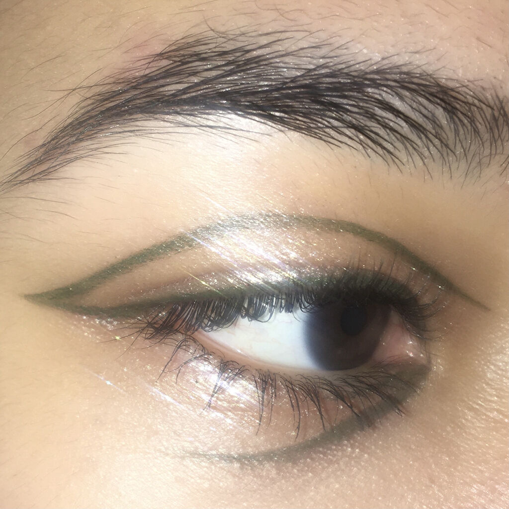 ラブ・ライナー リキッドアイライナー グリッターコレクション2 オリーブカーキ/ラブ・ライナー/リキッドアイライナーを使ったクチコミ（2枚目）