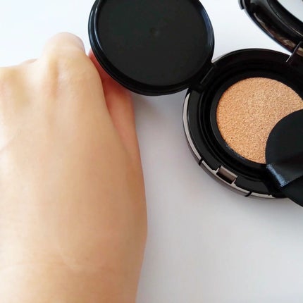 ハイパーカバーフィットクッション グラファイト/APRILSKIN/クッションファンデーションを使ったクチコミ(3枚目)