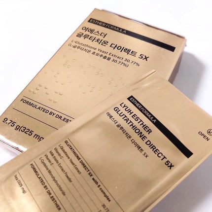 ヨエスターグルタチオンダイレクト5X/ESTHER FORMULA/美容サプリメントを使ったクチコミ(2枚目)