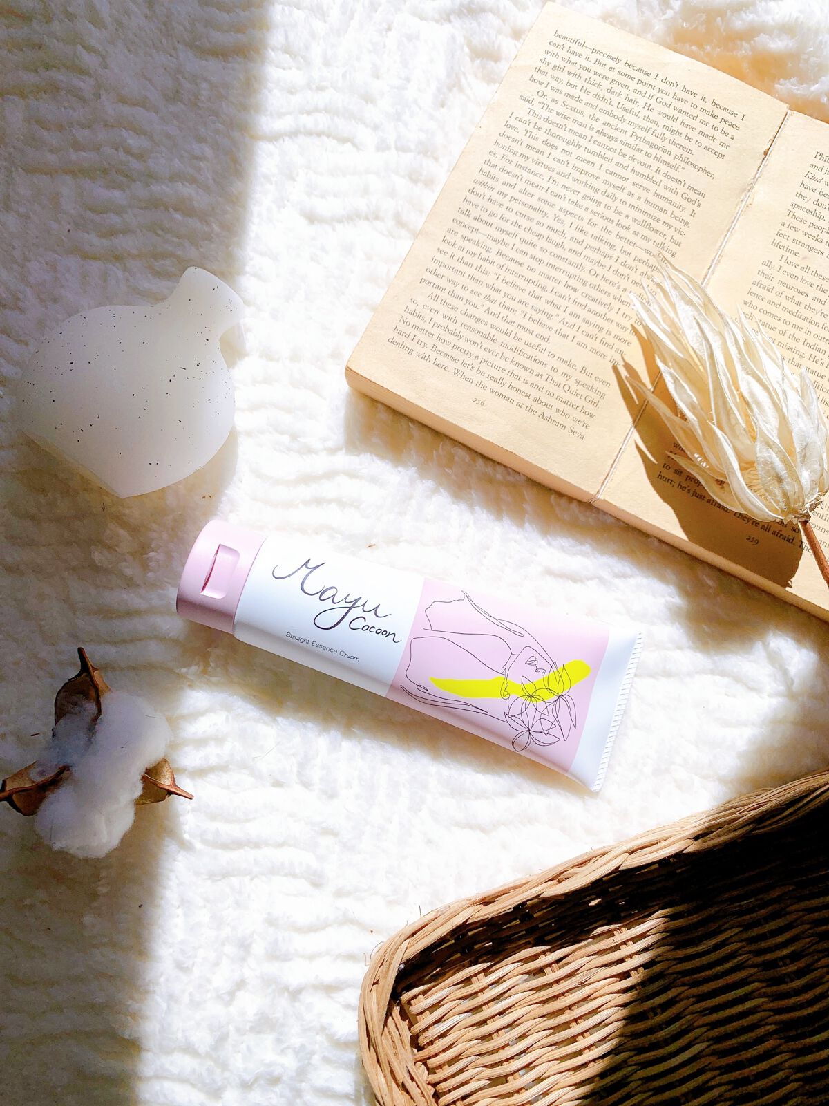 ストレート エッセンスクリーム/mayu cocoon/アウトバストリートメントを使ったクチコミ（2枚目）