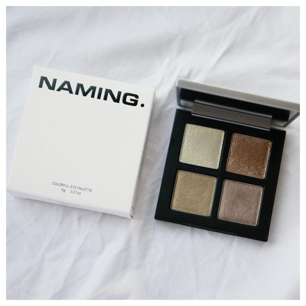 COLORFUL EYE PALETTE/NAMING./アイシャドウパレットを使ったクチコミ（1枚目）