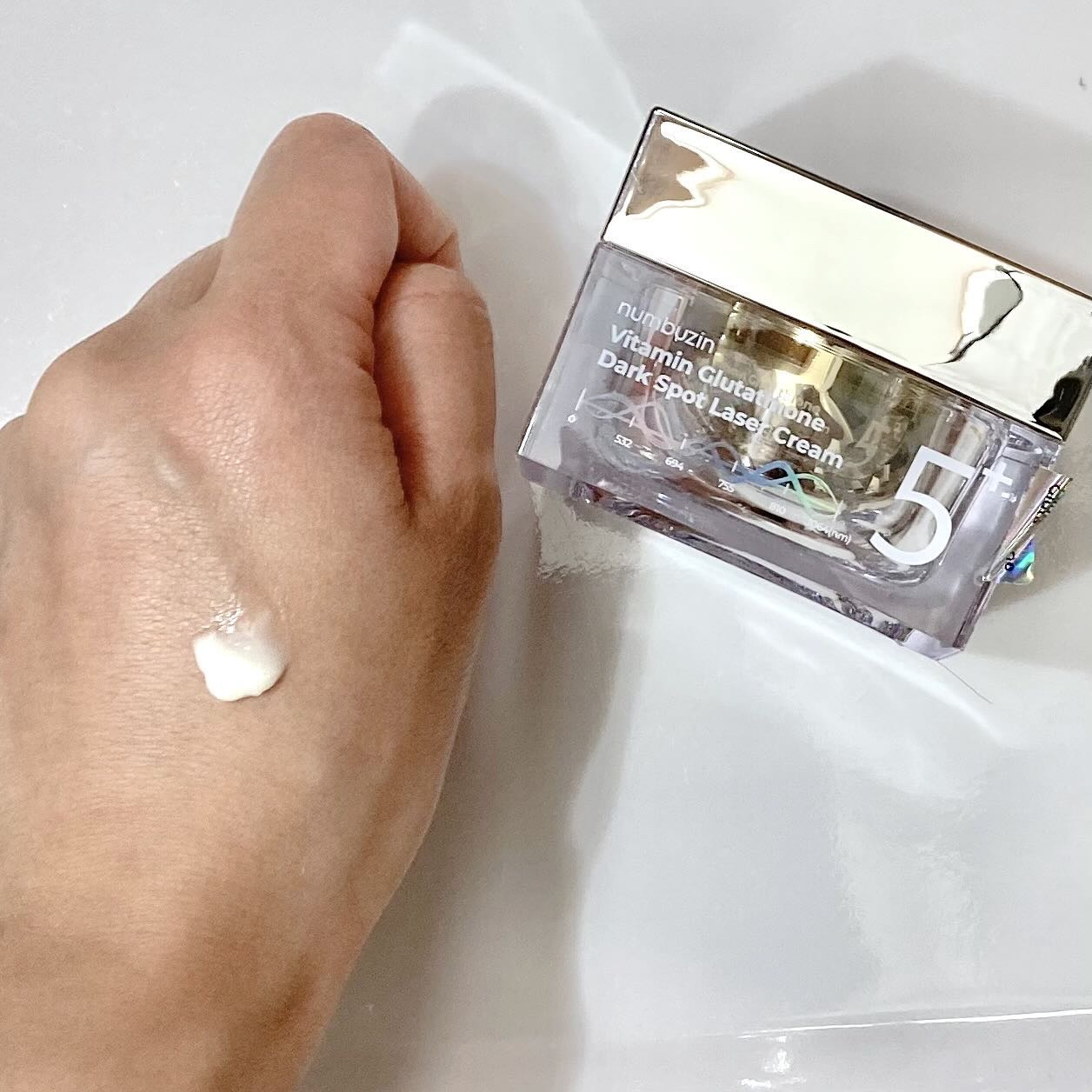 5番 白玉グルタチオンCメラゼロクリーム｜numbuzinの口コミ - #PR