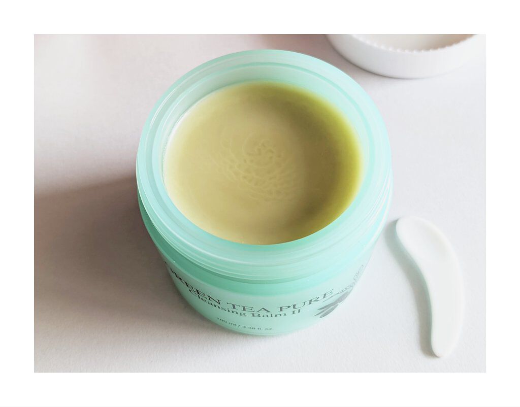 グリーンティーピュアクレンジングバームⅡ/YADAH/クレンジングバームを使ったクチコミ（2枚目）