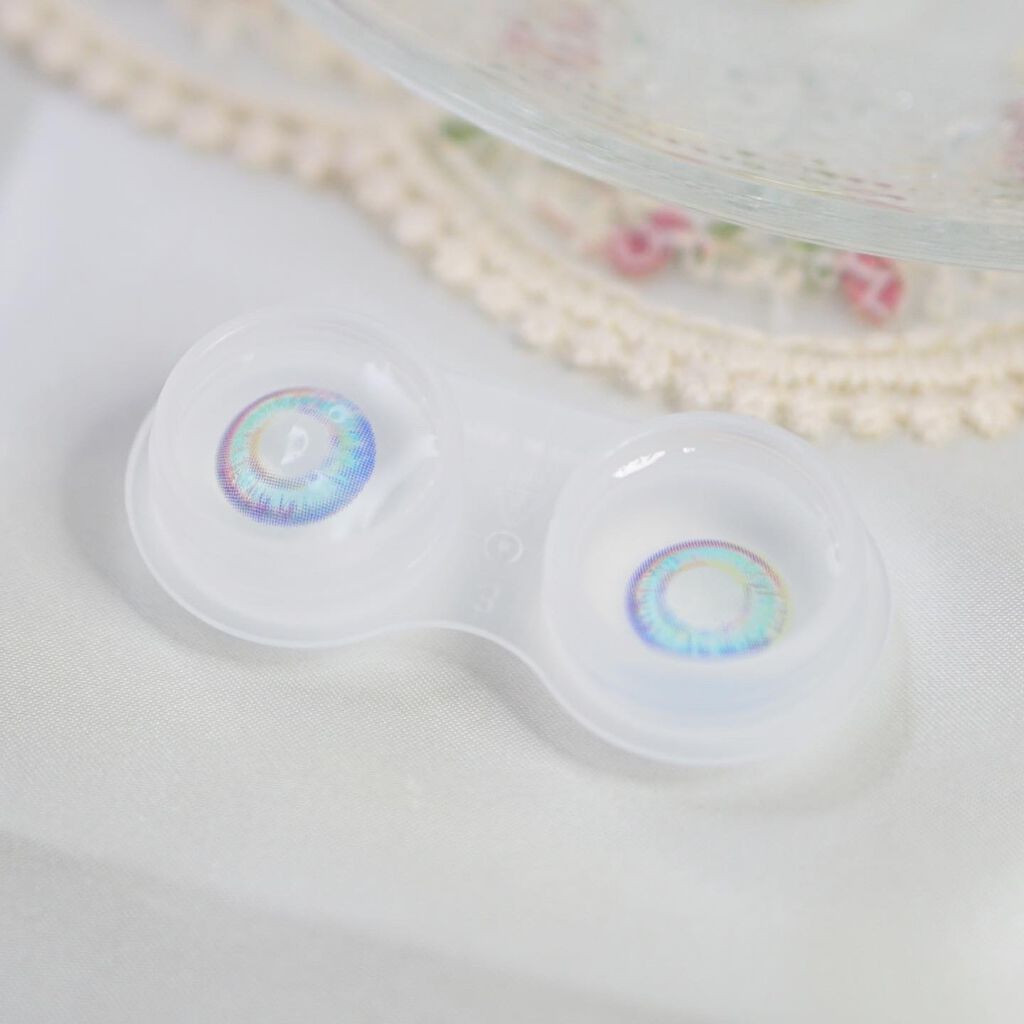 claracontact ホログラムブルー/CLARA CONTACT/カラーコンタクトレンズを使ったクチコミ(6枚目)