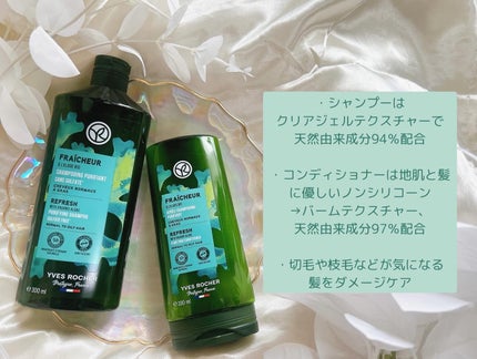 ヘルシースカルプシャンプー/コンディショナー〈ピュアリフレッシュ〉/イヴ・ロシェ/市販シャンプーを使ったクチコミ(2枚目)