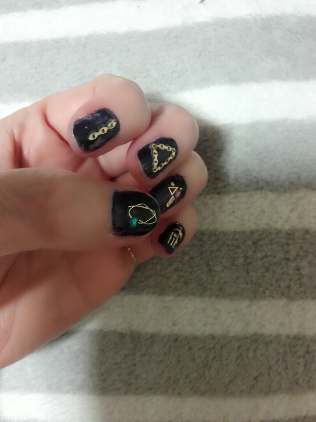 ネイルシール/DAISO/ネイルシールを使ったクチコミ（1枚目）