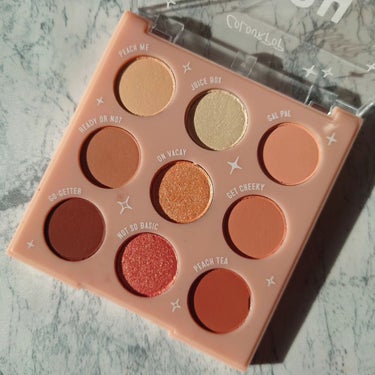 PEACH Out/ColourPop/アイシャドウパレットを使ったクチコミ（3枚目）