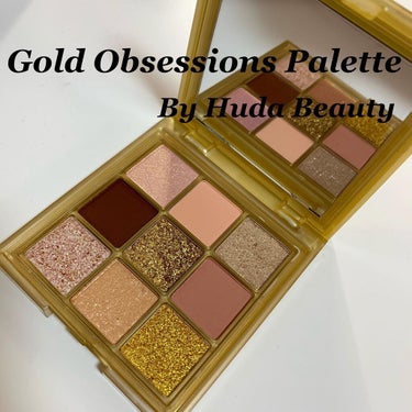 Gold Obsessions Palette/Huda Beauty/パウダーアイシャドウを使ったクチコミ（1枚目）