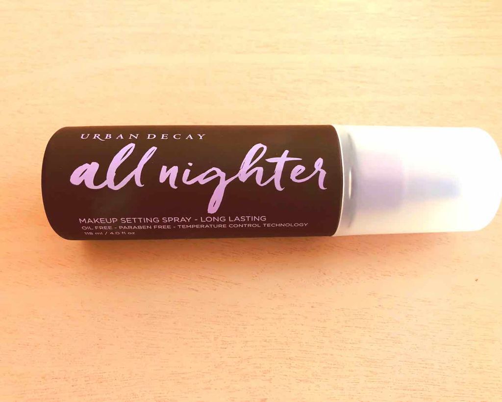 オールナイター-MAKEUP SETTING SPRAY-LONG LASTING/アーバンディケイ/ミスト状化粧水を使ったクチコミ（1枚目）