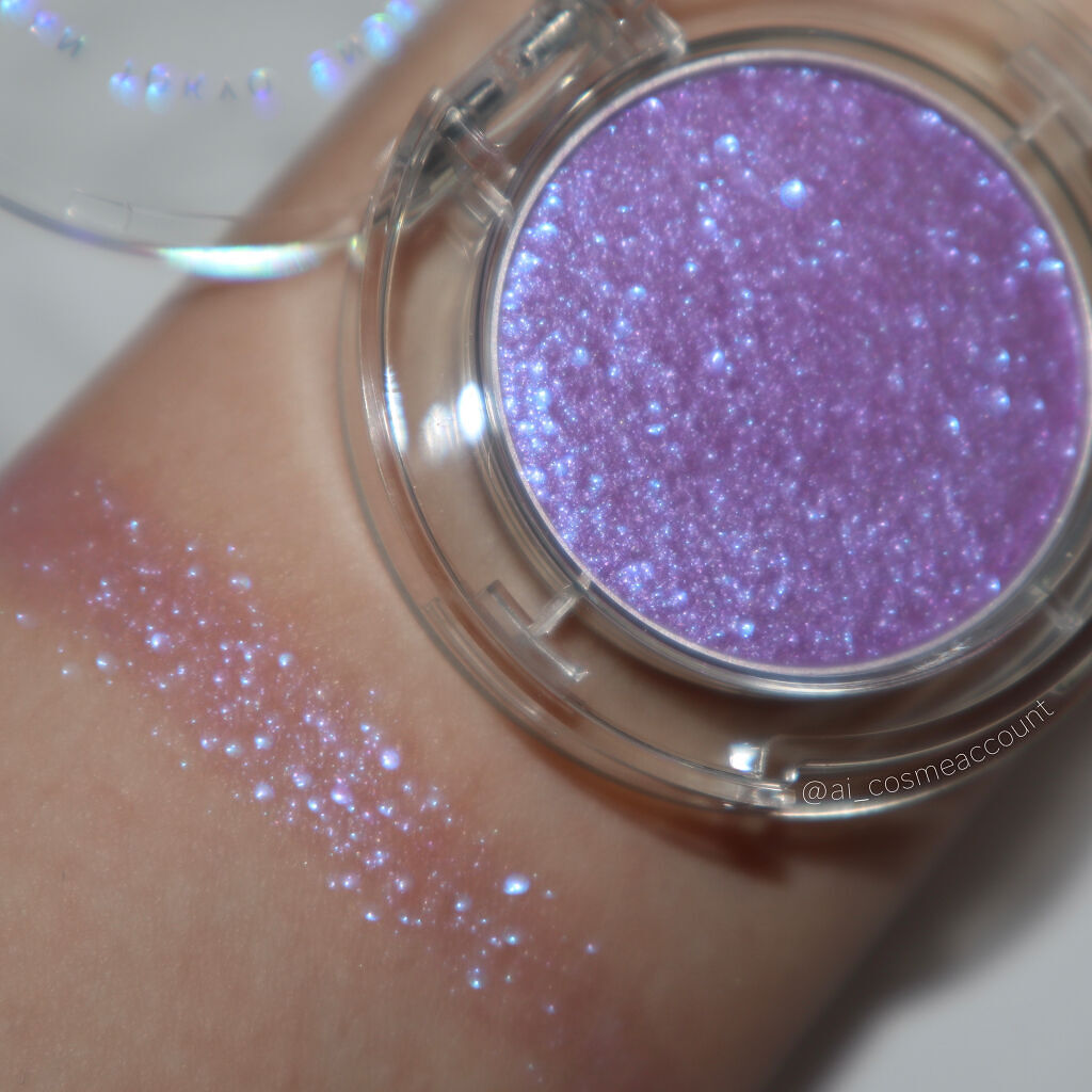 マルチグリッターカラー 08 KAIOHSEI（カイオウセイ）/ENBAN TOKYO/単色アイシャドウを使ったクチコミ（3枚目）