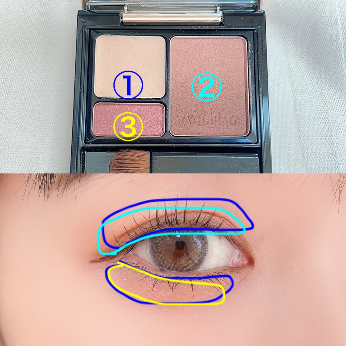 ドラマティックスタイリングアイズS/マキアージュ/アイシャドウパレットを使ったクチコミ(4枚目)