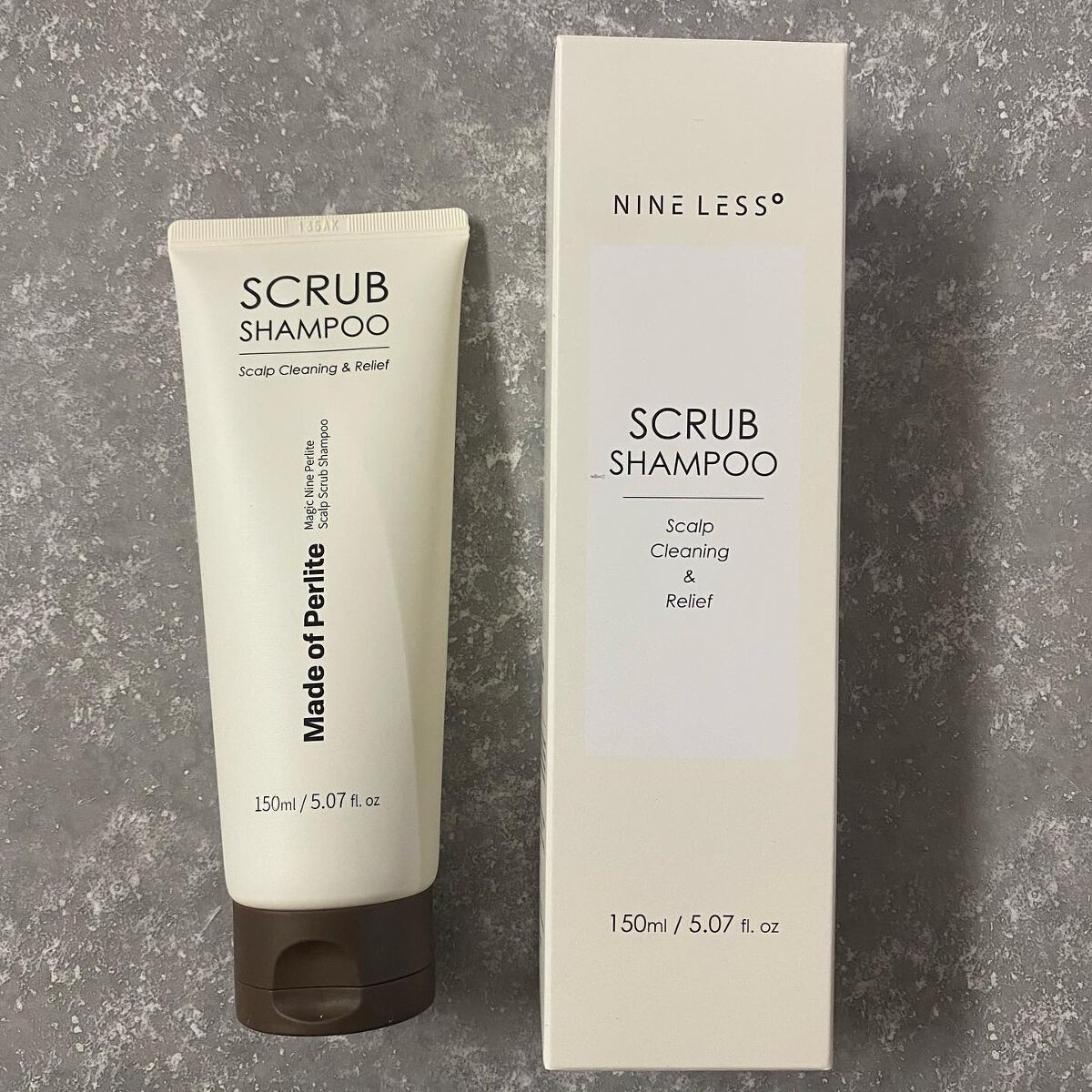 Magic Nine Perlite Scalp Scrub Shampoo/NINELESS/市販シャンプーを使ったクチコミ（2枚目）