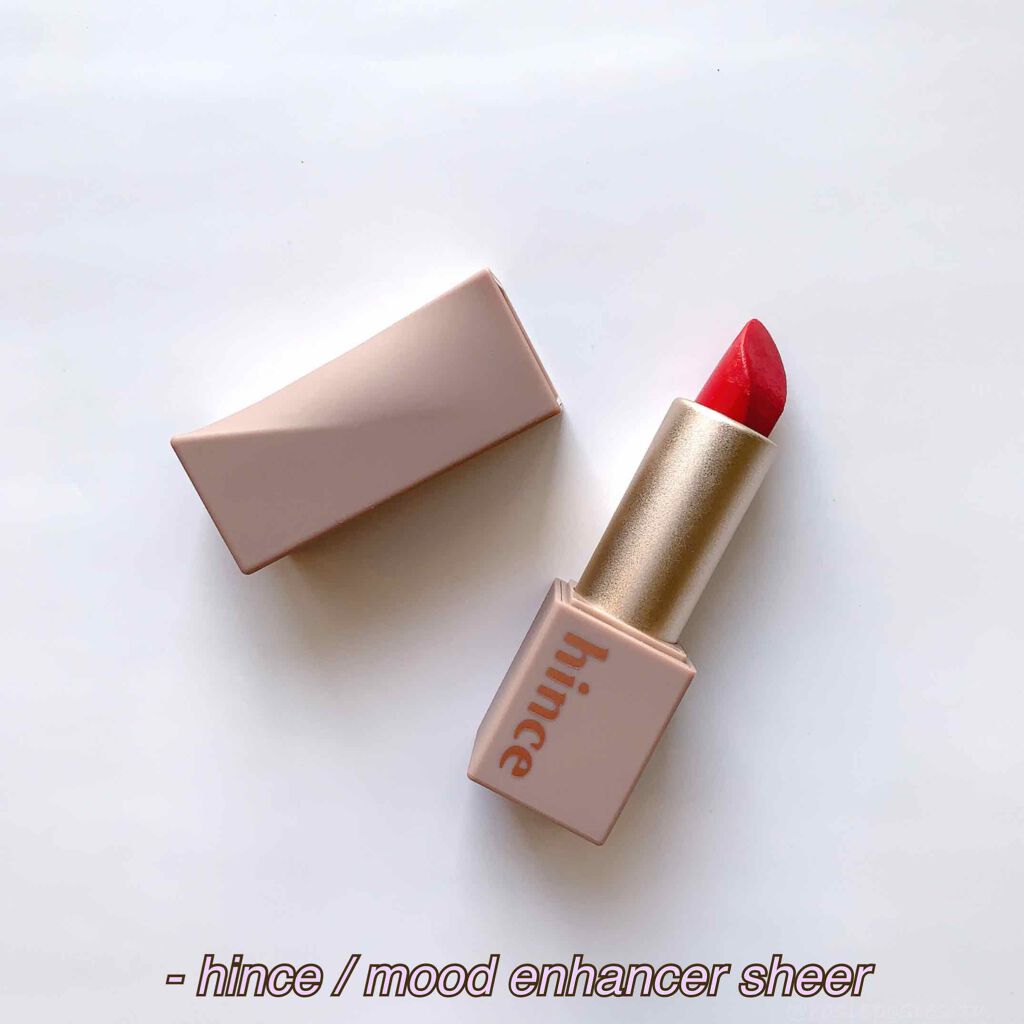 ムードインハンサーシアー/hince/口紅を使ったクチコミ(1枚目)