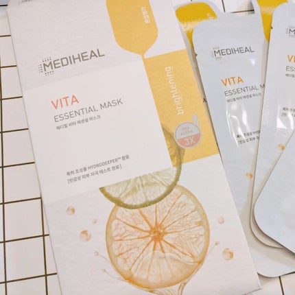 ビタライトビームエッセンシャルマスクEX/MEDIHEAL/シートマスク・パックを使ったクチコミ(2枚目)