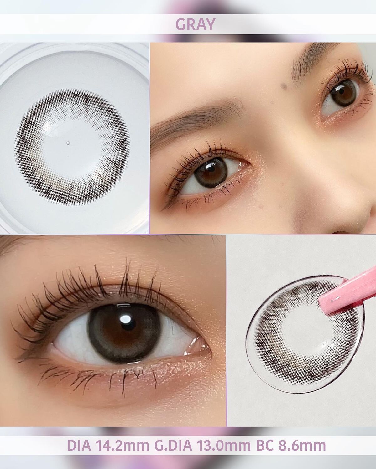 One & Only Kristin/Hapa kristin/カラーコンタクトレンズを使ったクチコミ（2枚目）