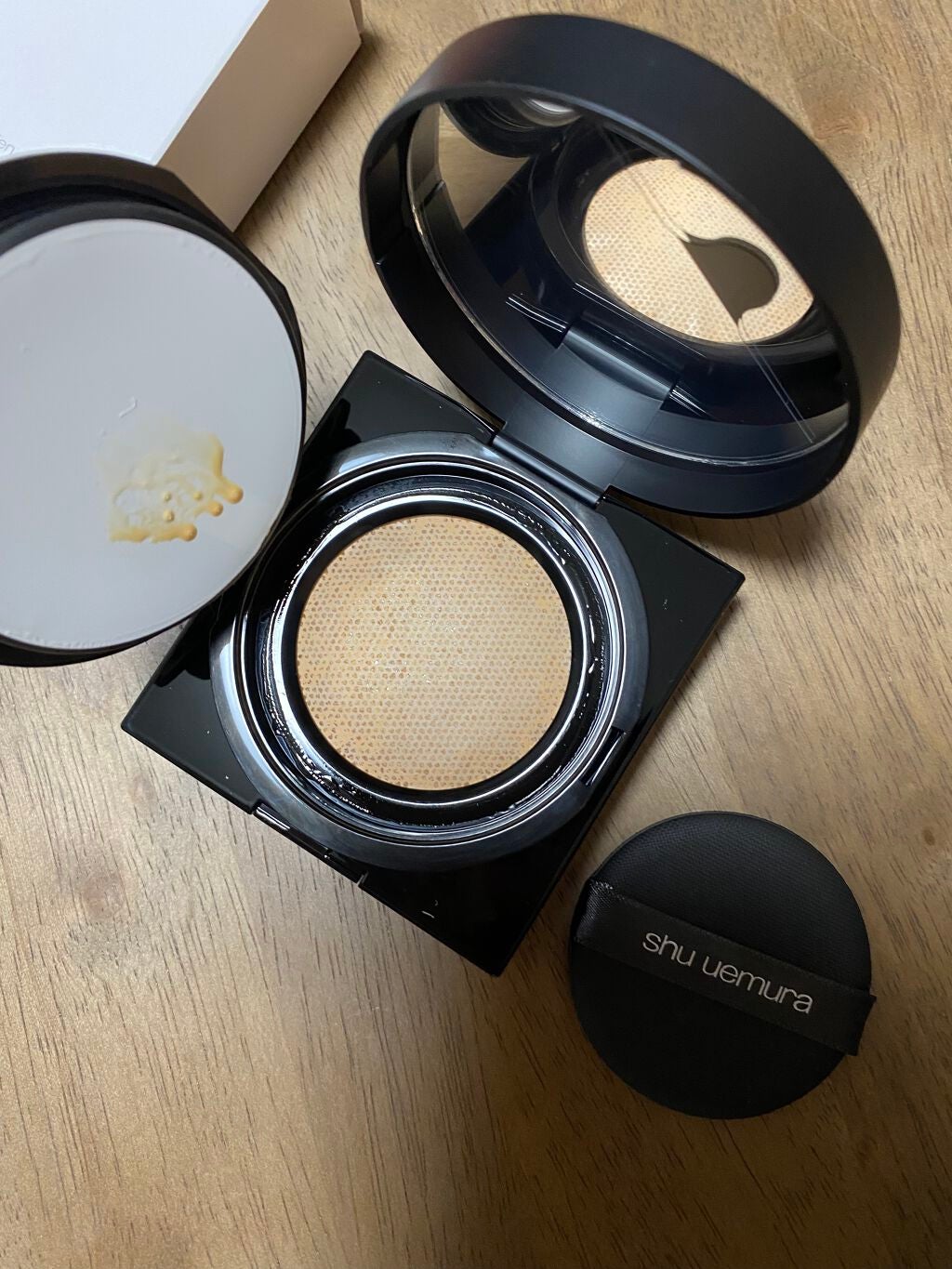 アンリミテッド ラスティング クッション/shu uemura/クッションファンデーションを使ったクチコミ(2枚目)