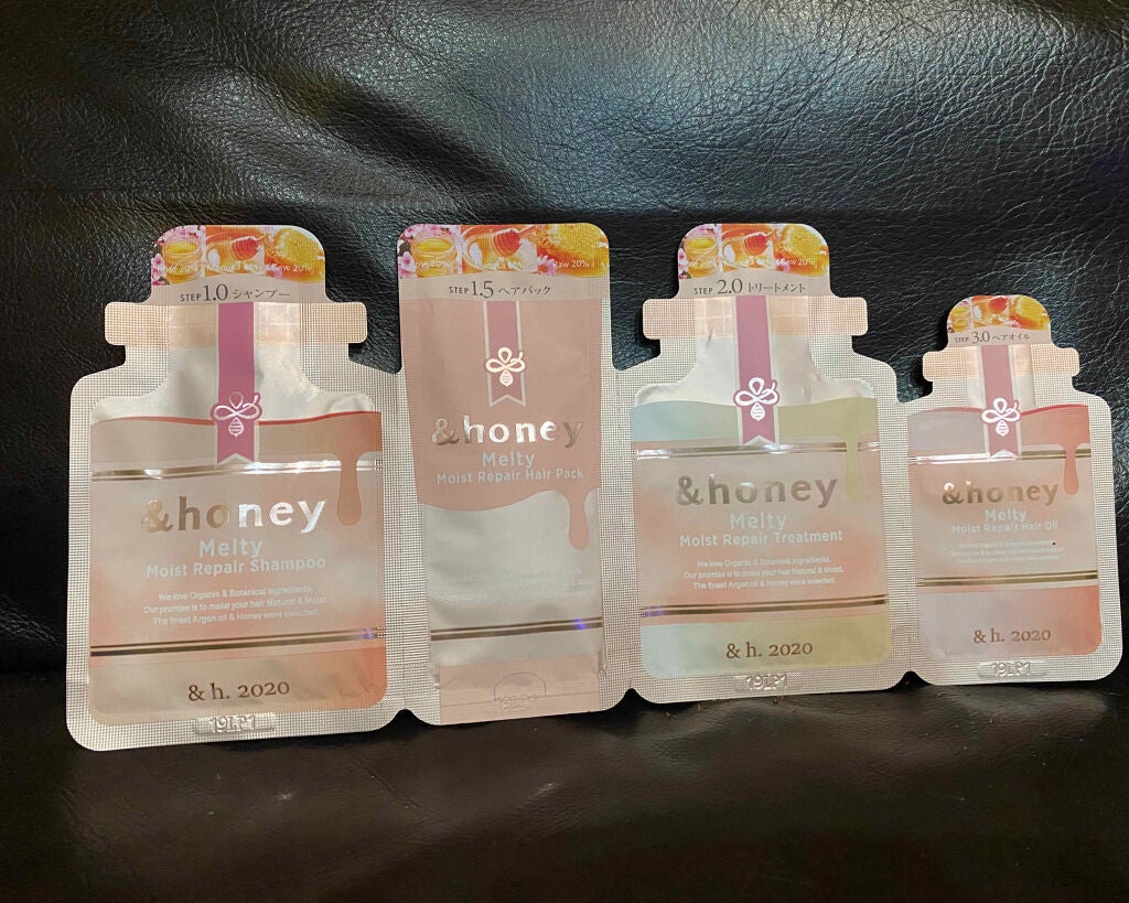 &honey Melty モイストリペア シャンプー1.0/モイストリペア ヘアトリートメント2.0/&honey/市販シャンプーを使ったクチコミ(1枚目)