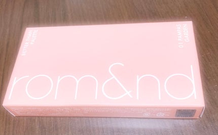 ベターザンパレット/rom&nd/アイシャドウパレットを使ったクチコミ(1枚目)