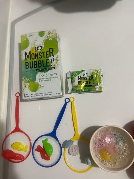 モンスターバブル かろやかDAYS /バブ/炭酸系入浴剤を使ったクチコミ(1枚目)