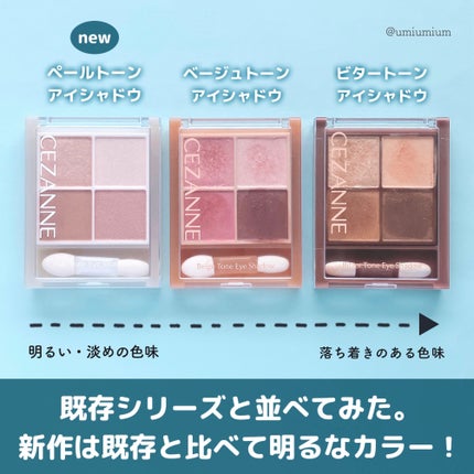 ベージュトーンアイシャドウ/CEZANNE/アイシャドウパレットを使ったクチコミ(6枚目)