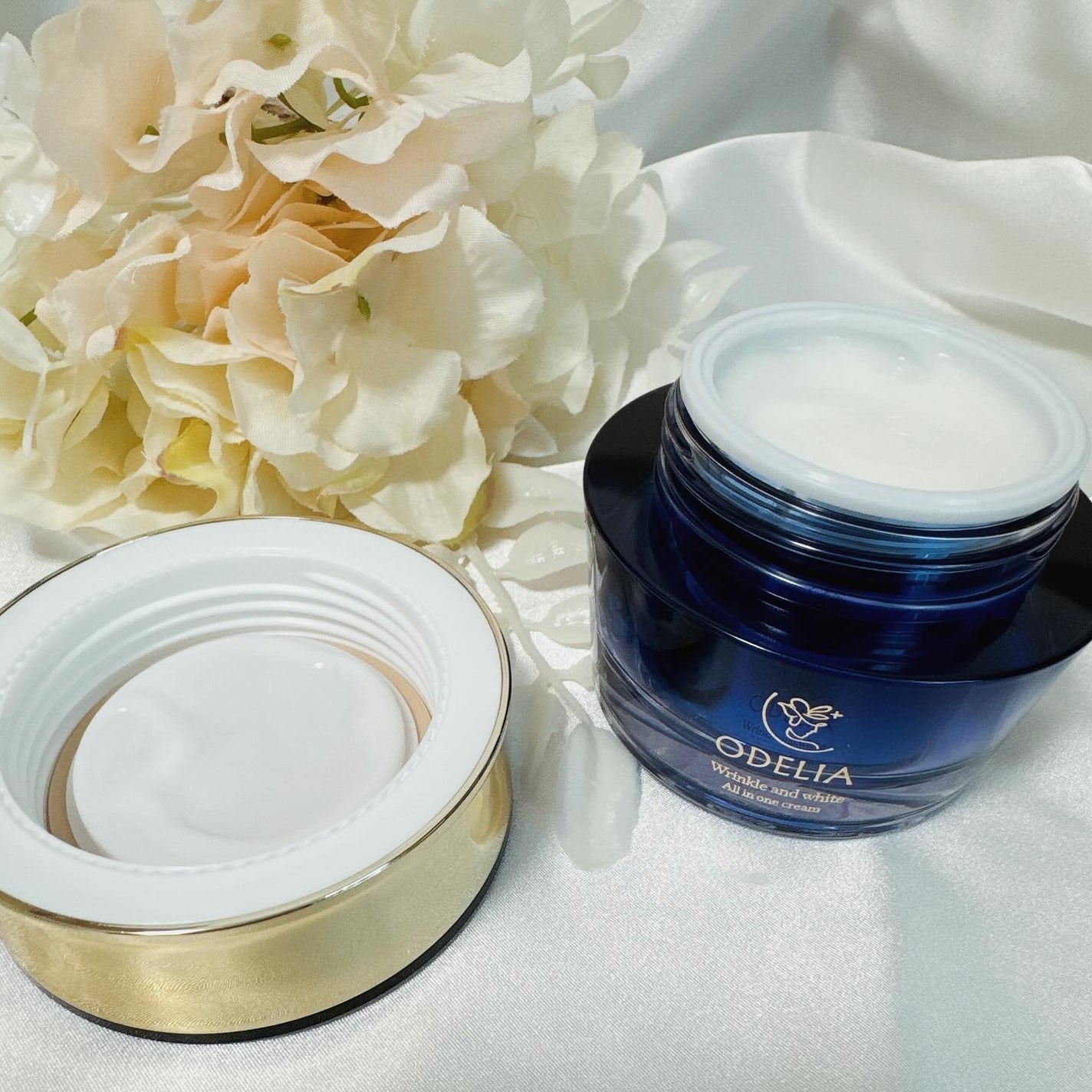 リンクル&ホワイト オールインワンクリーム/ODELIA/オールインワン化粧品を使ったクチコミ(2枚目)